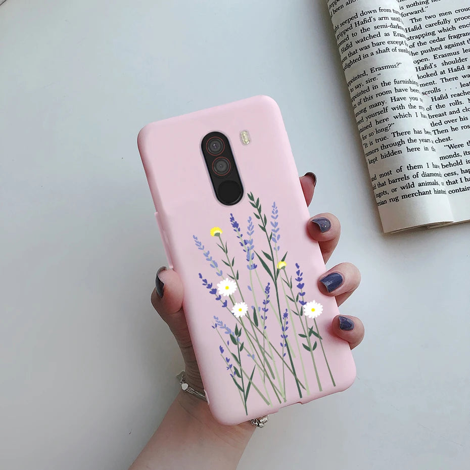 For xiaomi Pocophone F1 Case Poco F1 Cute Cat Cartoon Cover Silicone Soft TPU Phone Case For xiaomi Pocophone F1 Global F 1 Case