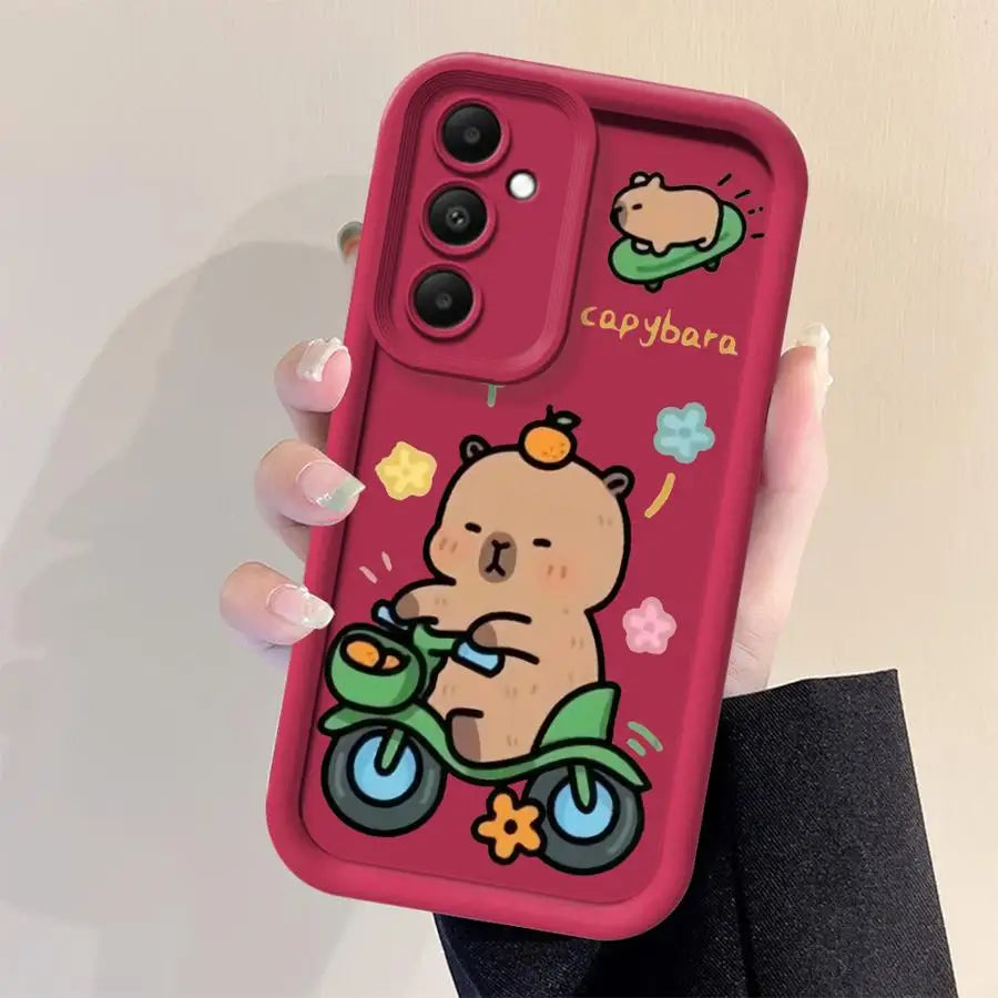 Capybara Phone case for Samsung Galaxy A10s A20s A30 A50s A03 A04 A04e A04s A05s A06 A11 A15 A16 A12 A13 A14 4G 5G
