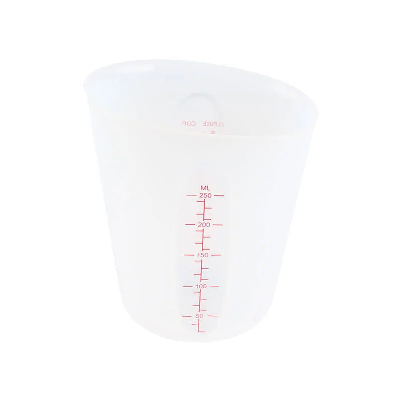 Kitchen Measuring Tools Silicone Measure Cup 250ml/500ml Liquid Measuring Cup Dosing Utensils Pink/ White Measuring Jug