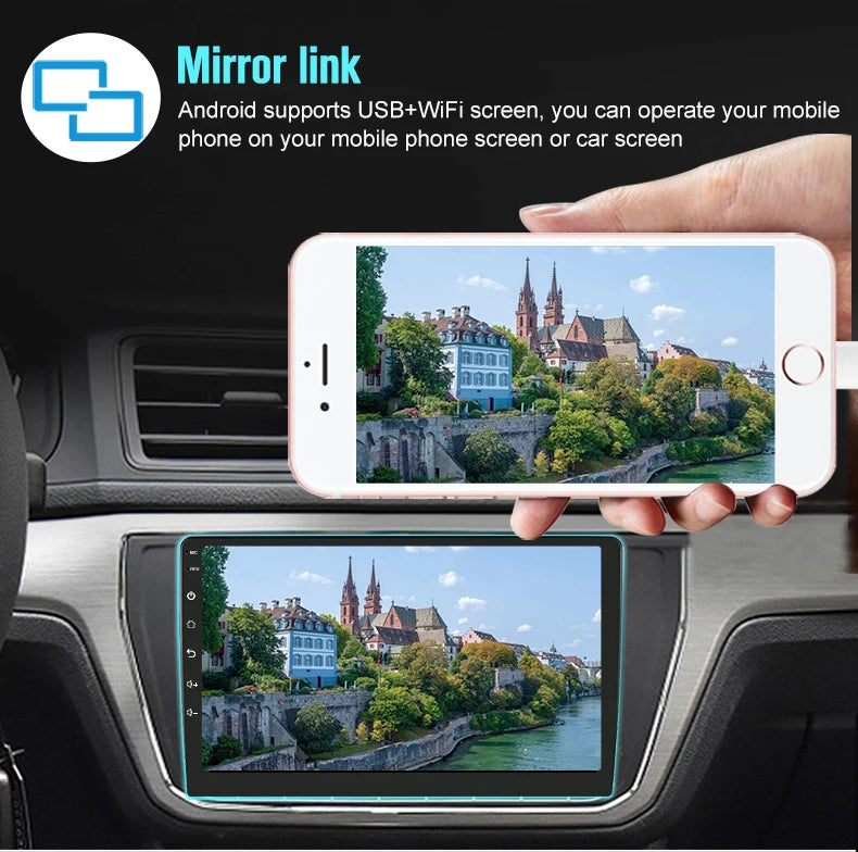 2 Din Android 12 Car Radio Multimedia Video Player Navigation GPS 9 inch Stereo Head unit For Nissan Kia Honda Toyota