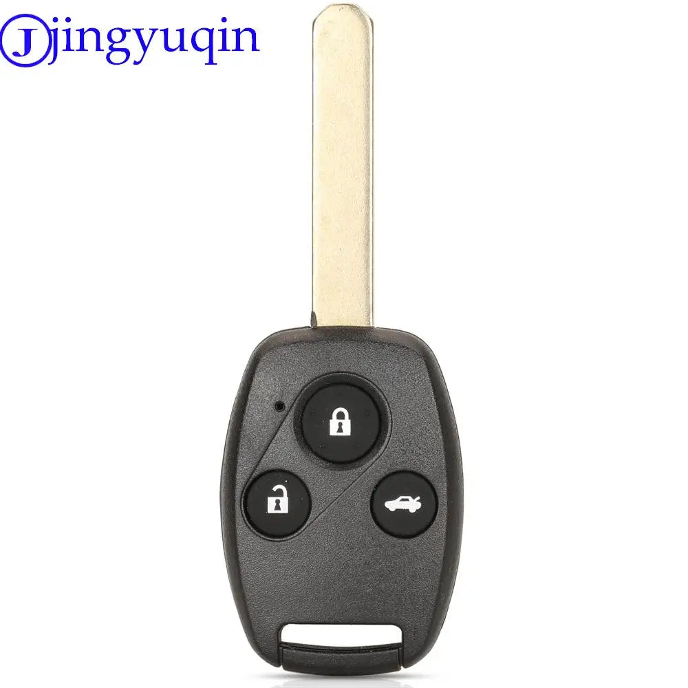 jingyuqin 313.8Mhz Remote Key Fob For Honda CR-V Accord 2008 2009 2010 2011 2012 MLBHLIK-1T ID46 Chip 3/4 Buttons Car Key HON66