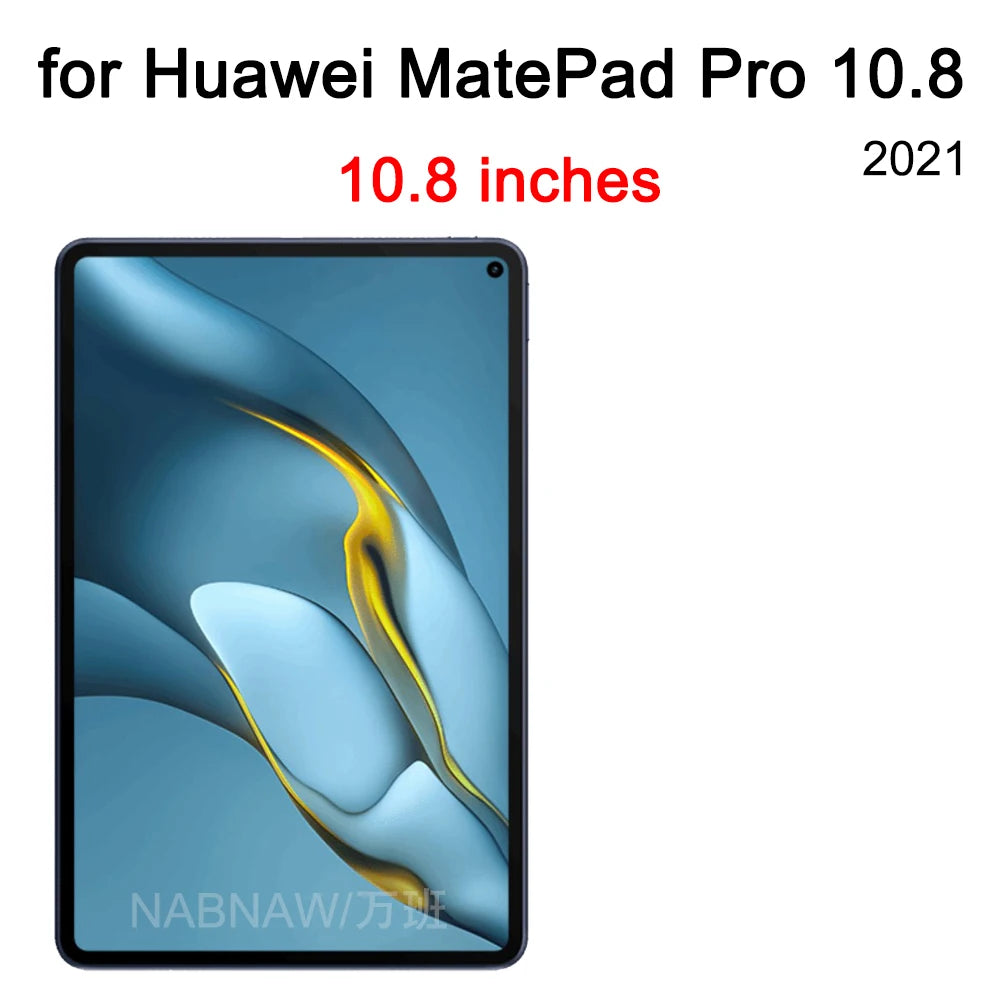 2PCS Tempered Glass Screen Protector For Huawei MatePad 10.4 10.8 Pro 11 T8 T 10s 2023 2022 2021 MediaPad T5 T3 10.1 9.6