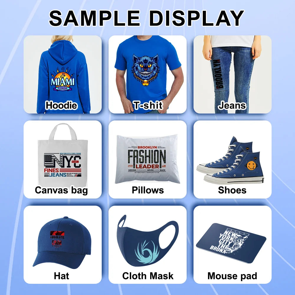 A3 R1390 DTF Printer with DTF Curing Oven Direct To Film DTF tshirt Printing Machine A3 DTF Printer For Clothes Hoodies Fabric