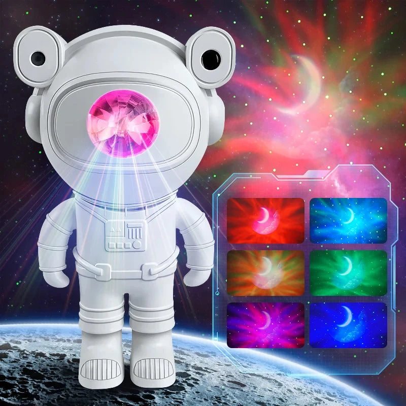 Star Projector Galaxy Night Light Astronaut Space Projector Starry Nebula LED Lamp for Bedroom Home Decorative Kids Gift