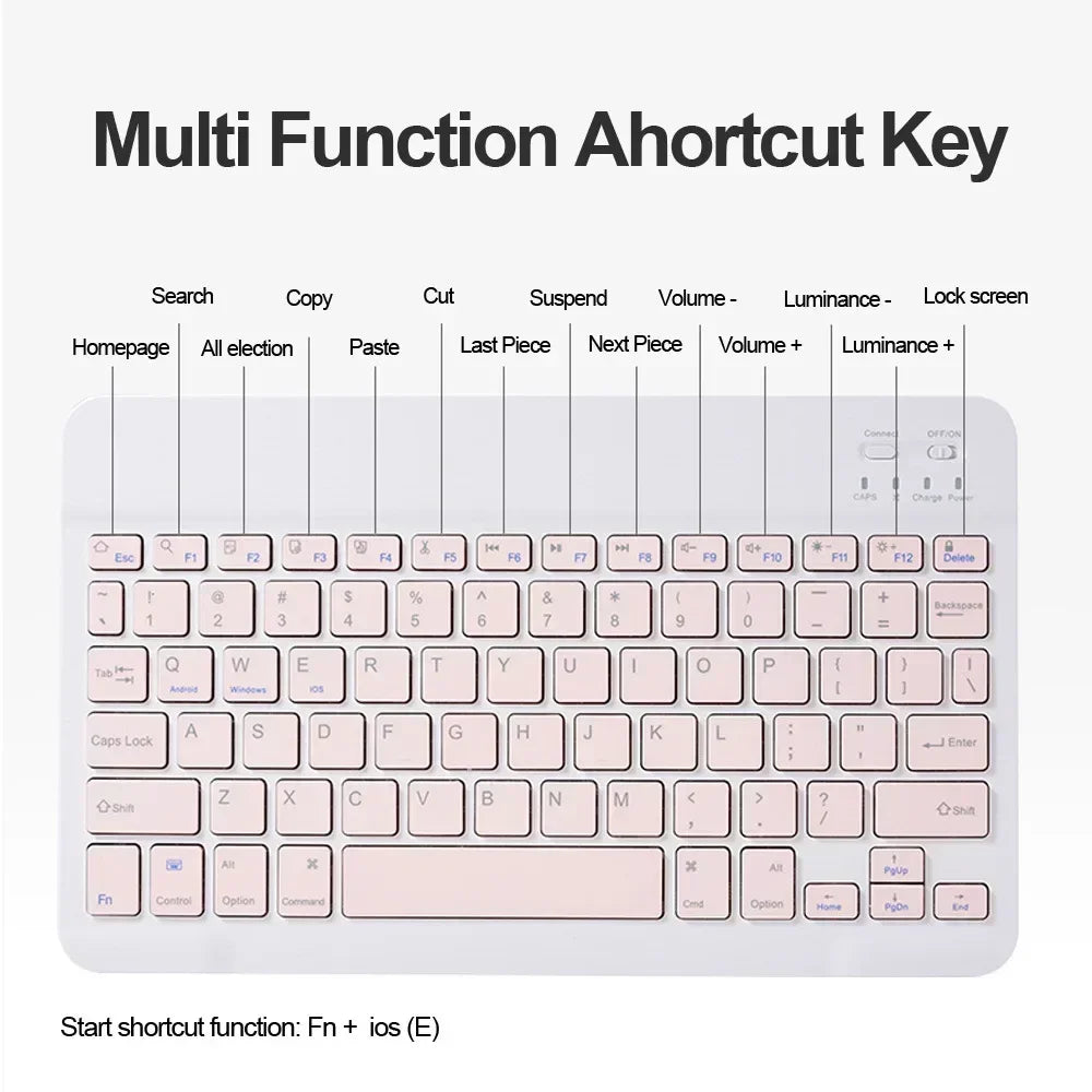 Case for Samsung Galaxy Tab S5e 10.5 Inch Keyboard Case Magnetic Tablet Cover For Galaxy Tab S5e SM-T720 SM-T725 Teclado