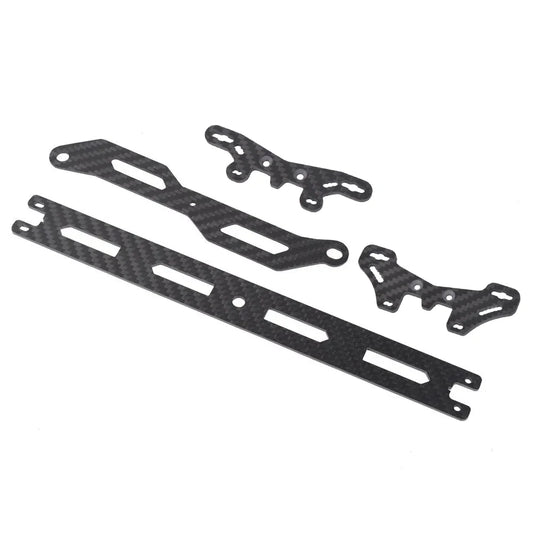 Carbon Fibre Shock Damper Stay Battery Plate Upper Deck for Tamiya TT02 TYPE-SR TT-02D 1/10 RC Car Accessories Upgrade Parts