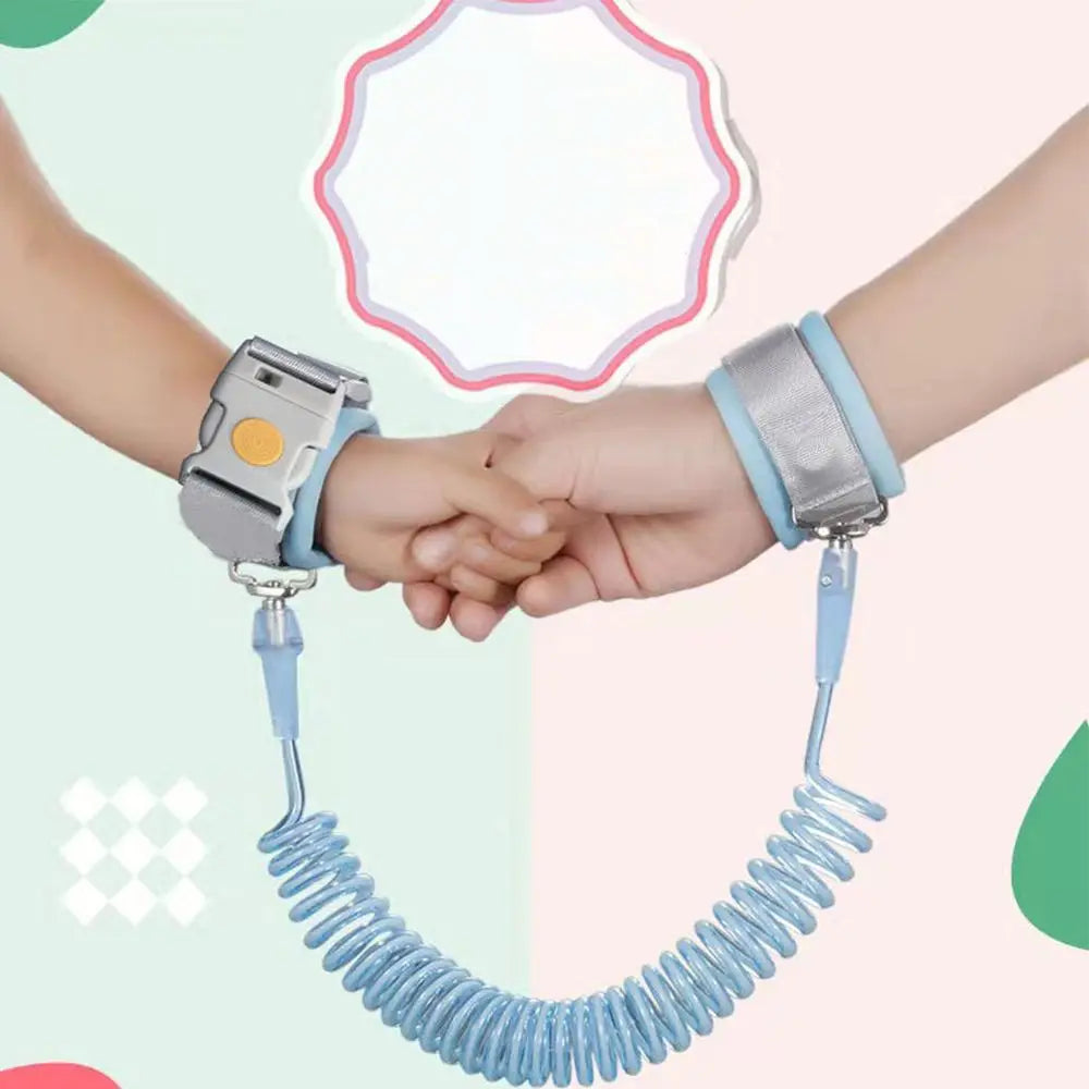 Accessories Steel Wire Cotton Cloth Toddler Baby Walkers Belt Anti-lost Wrist Link Band Baby Traction Rope Children Harness