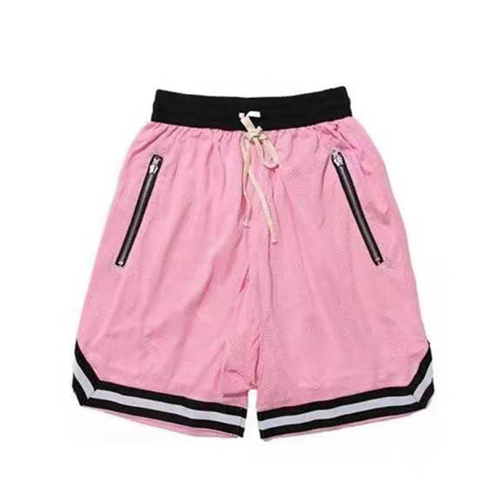 Summer Basketball Shorts Men Loose Sport Shorts Quick Drying Mesh Sports Five-point Pants Oversized Sports Shorts