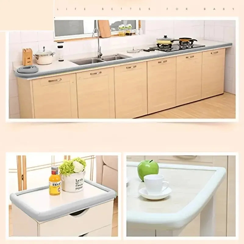Safety Table Edge Protection Bar Table Angle Protection Collision Buffer Foam Bumper Free Tape Baby Anti-collision Strip