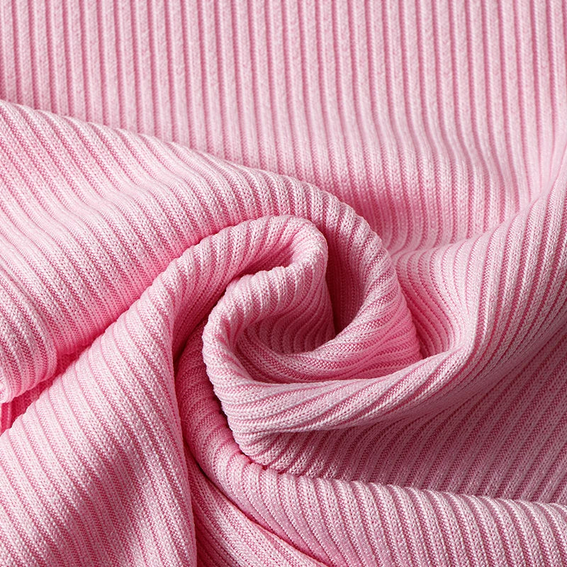 Children's solid color bell bottoms girls summer color casual fashion pants female students elastic waist pants with wavy sides.