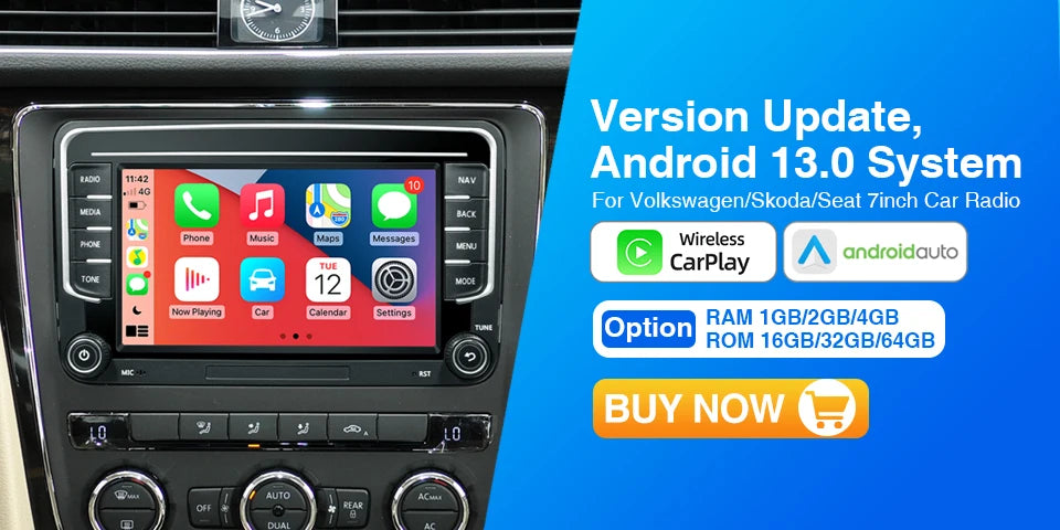 Wireless CarPlay for BMW ID6 ID7 ID8 ID9 OEM Wired to Wireless Android Auto AI Box Intelligent System Android 13 4+64GB 8+256GB