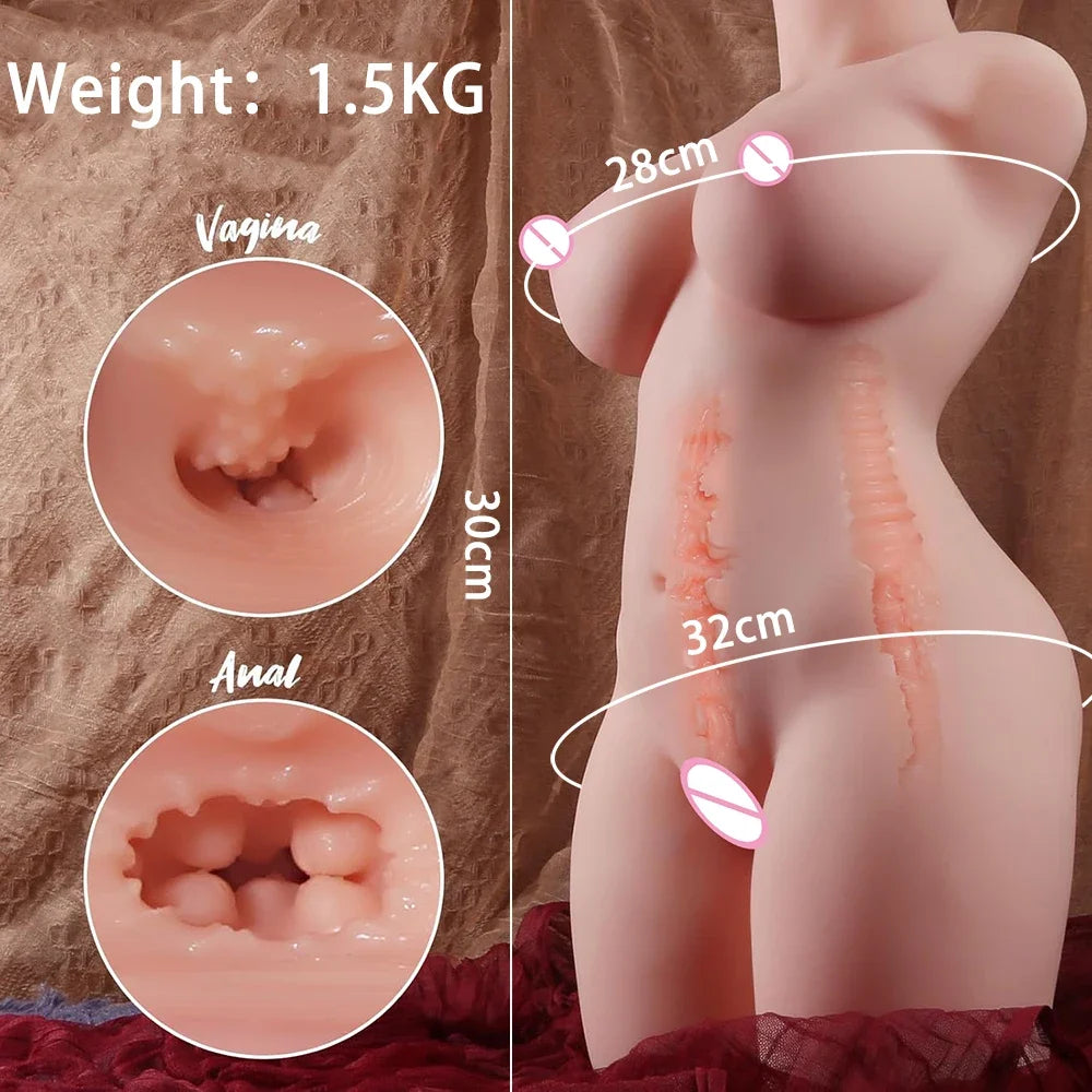 Sex Toy for a Men Silicone Girl Amlar Male Masturbation Toys Anal Man Masturbtor Aircraft Cup Adult Supplies Men's Goods Pussy