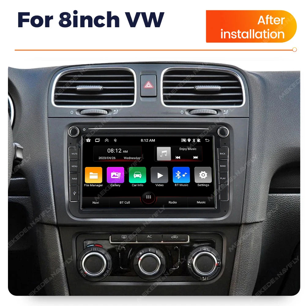 7/8/9" Android13 BT GPS Car Multimedia Radio for Volkswagen VW Golf 5 6 Polo Passat B6 B7 CC Skoda Jetta Tiguan Touran GOLF POLO