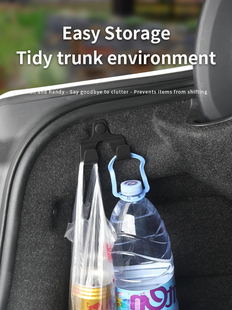 For BMW F20 F30 F36 G20 G30 G32 F10 G01 G02 G05 X1X2X3X4X5X6 Car Rear Trunk Storage Hooks Auto Boot Hook Organizer Accessories
