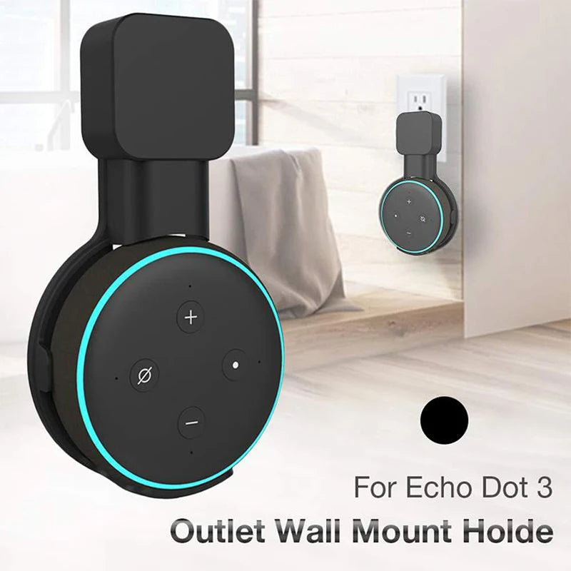 Alexa Echot Dot 3 Speaker Stand Wall Mount Stand Bluetooth Speakers Bracket in Kitchen Bedroom Bathroom soundbar Holder