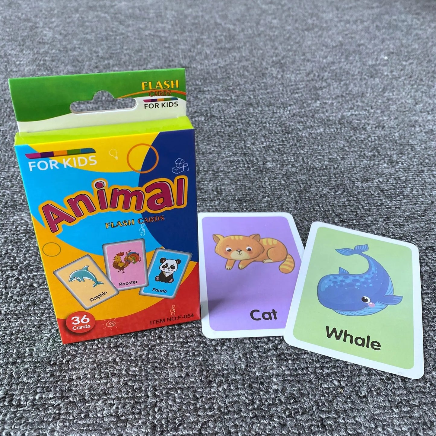 Flash Card Cognition Game Montessori Animal Fruits Body Learning Double Side Early Educational Toys For Kids Children Gift
