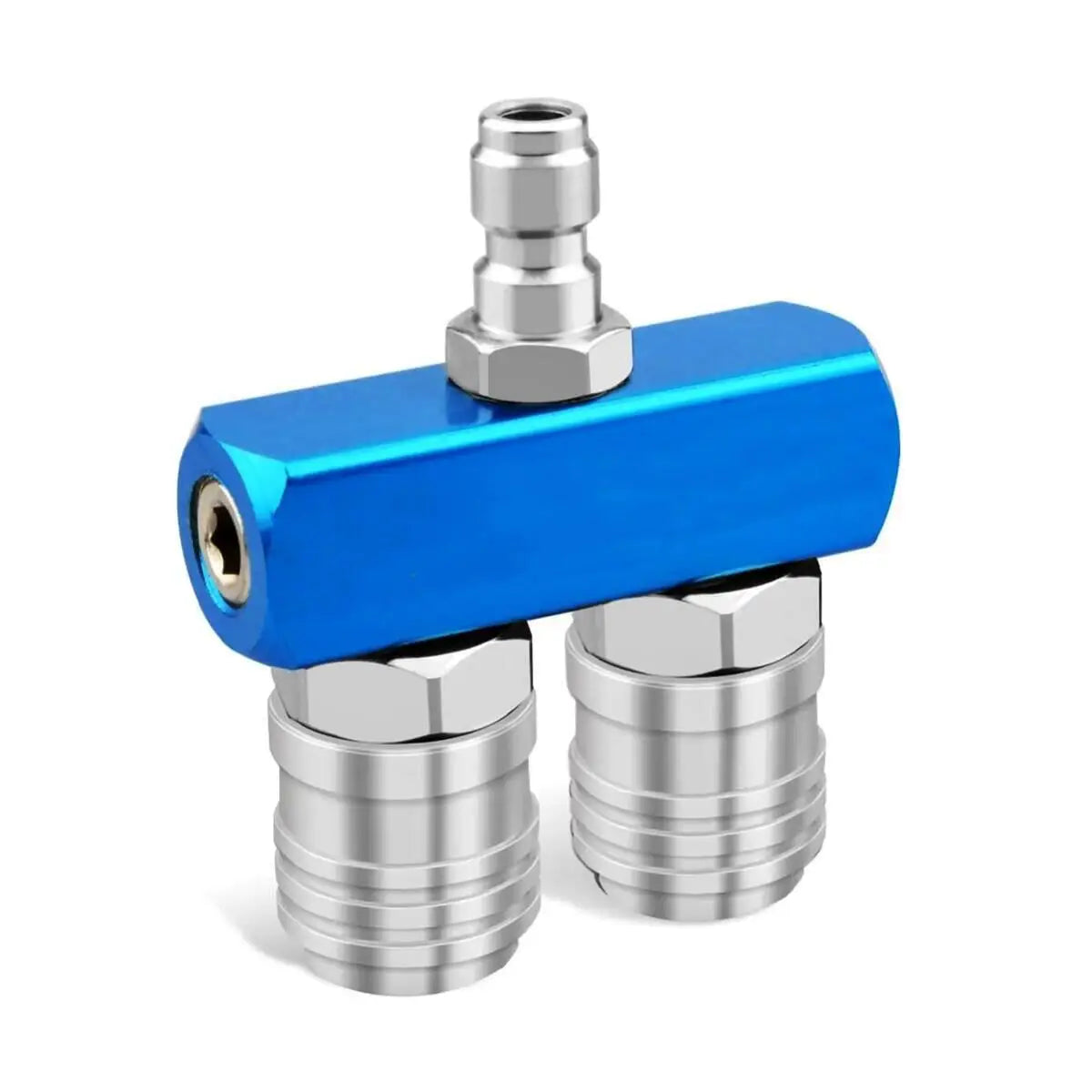 Pressure Washer Dual Nozzle Quick Connectors 1/4 inch Double Sprayer Tips