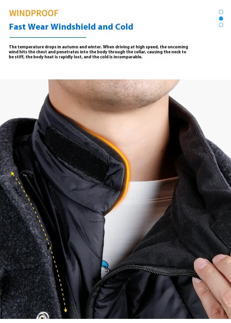 2024 Windproof Scarf Winter Motorcycle Riding Neck Cold Protection Neck Chest With Fleece Outdoor Sports Skiing Warm Neck Cover