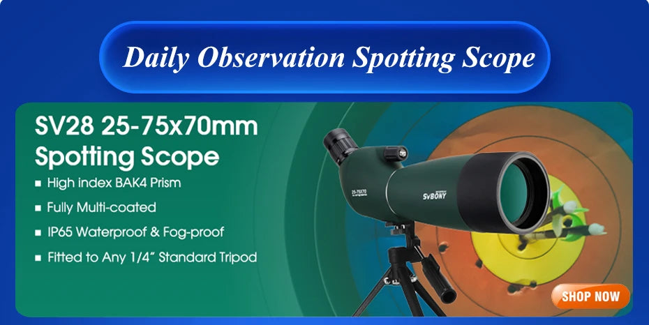 Svbony F9333A/F9333B Binoculars 10X42/8X32 Telescope Powerful Professional HD Long Range Camping Equipment For Traving Suvival