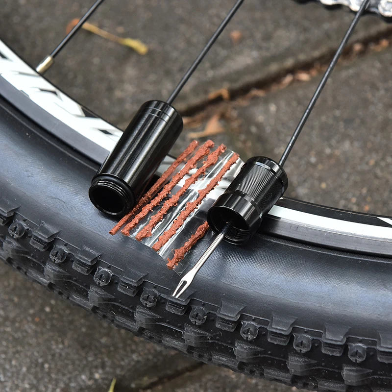 Tire Repair Kit Tools with Rubber Strips Car Truck Motorcycle Tire Repair Plug Into The Hole Tubeless Tyre Puncture Repair Set