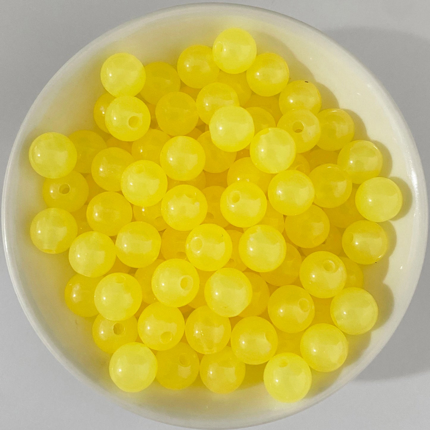 Clear Gumball Bubblegum Acrylic Round Ball Spacer Beads 6 8 10MM Pick Size For Jewelry Making