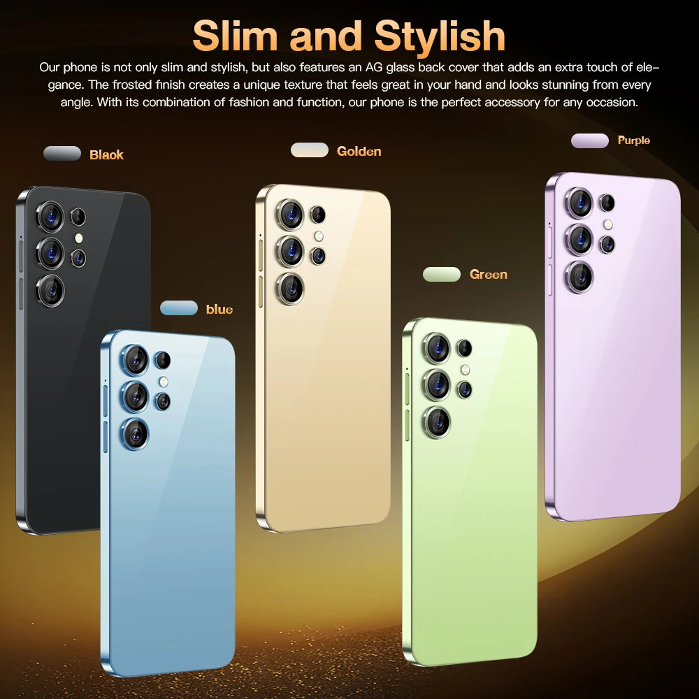 HOT 2025 new S25 Ultra original intelligent 5G dual card dual standby Android 14 system global version phones 7800mAh battery