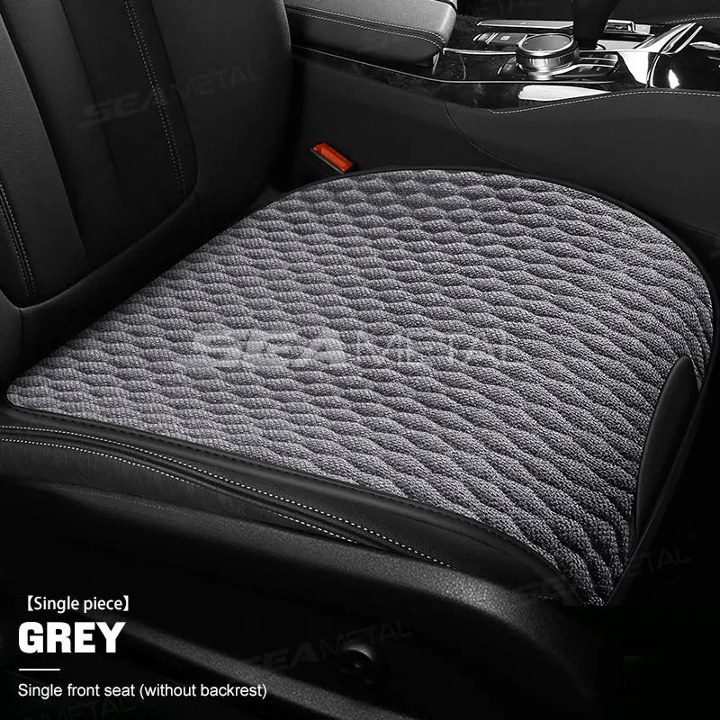 SEAMETAL Four Seasons Car Seat Cover Front Rear Car Seat Cushion Airbag Compatible Seat Protector Breathable Car Accessories