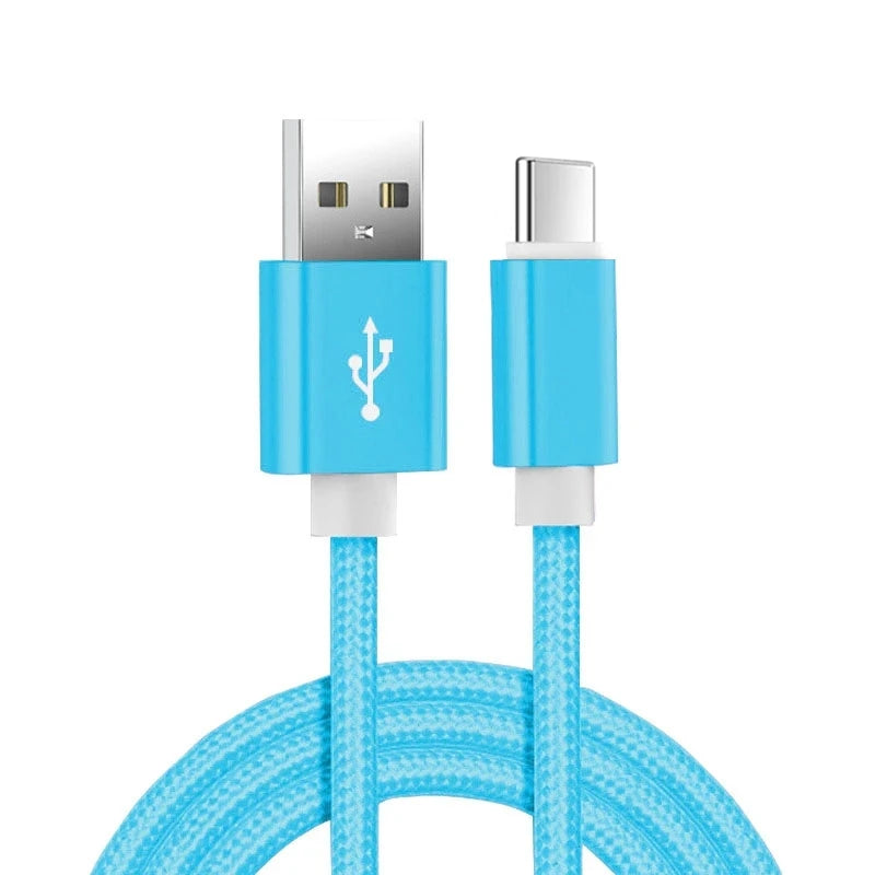 5A Super Fast Charging Type C USB Cable for Samsung Huawei Xiaomi OPPO Honor Redmi POCO Realme iQOO Quick Charging Braided Cable