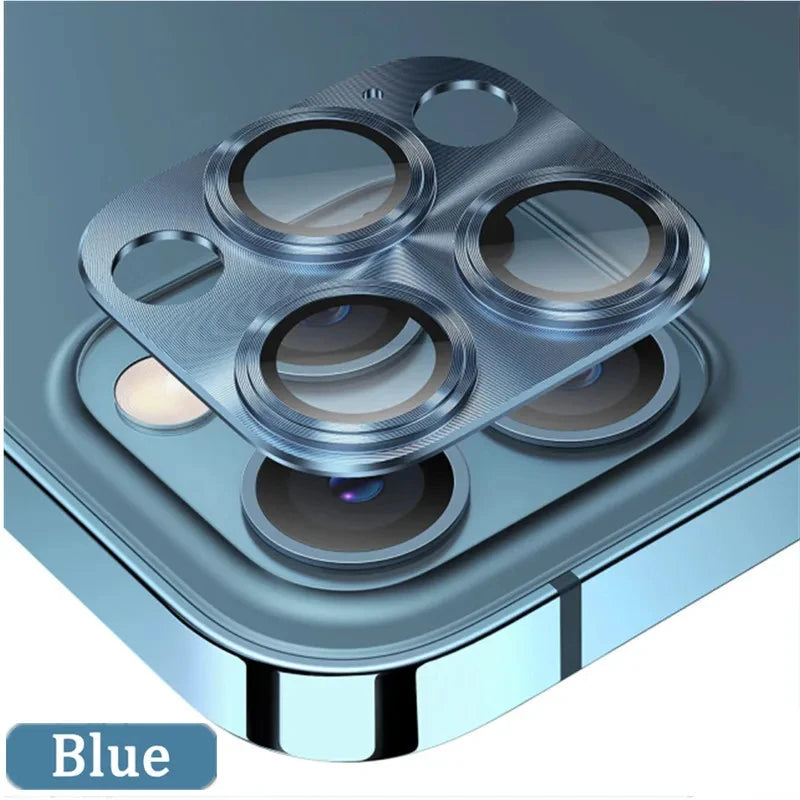 Full Cover Camera Lens Protector For iPhone 13 12 Pro Max Tempered Glass For iPhone 11 Pro 13 12 Mini Metal Camera Protector