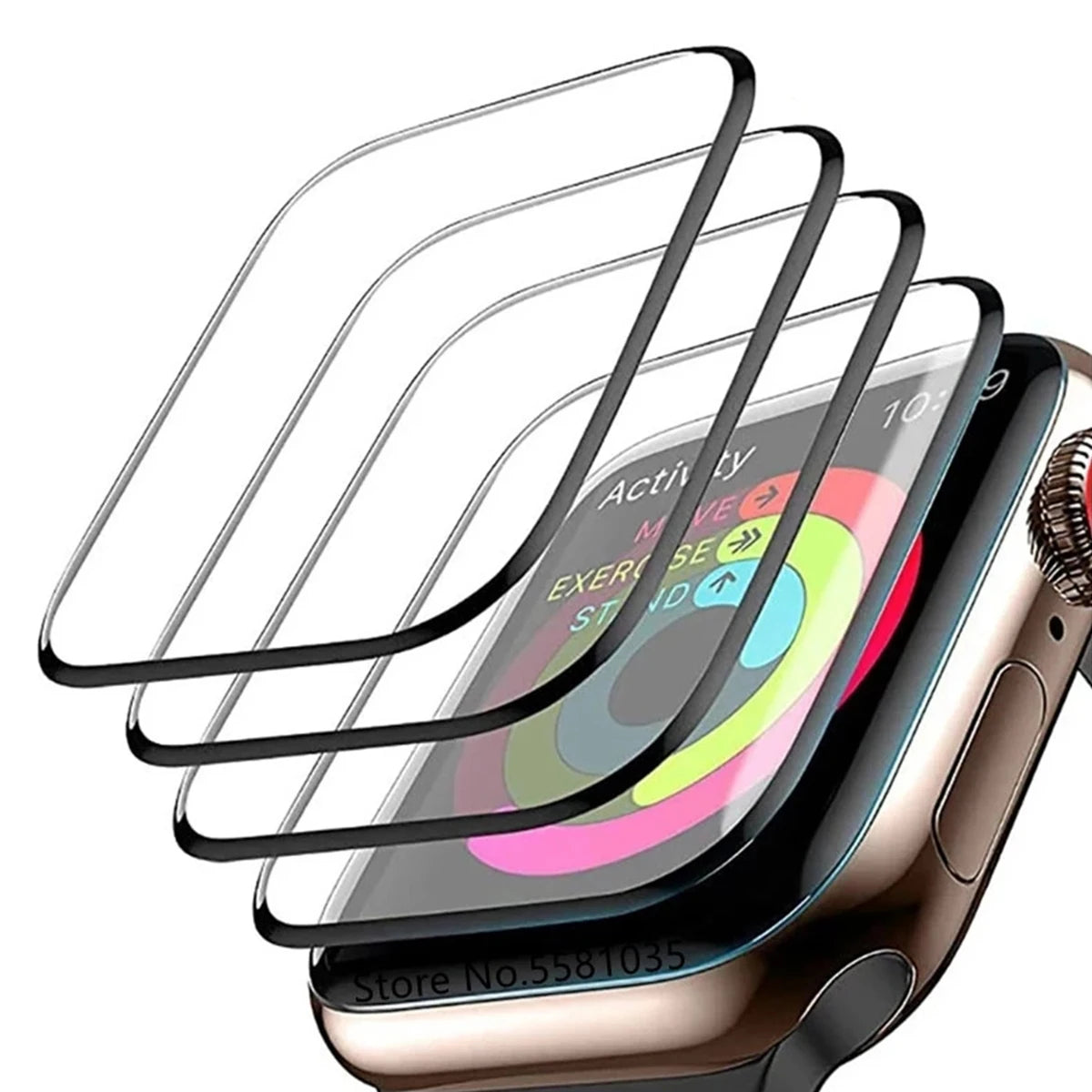 HD Protective Film For Apple Watch 44mm 45mm 40mm 41mm 42mm 38mm 3D Curved Screen Protector for Apple iWatch 7 SE 6 5 4 3 2 1