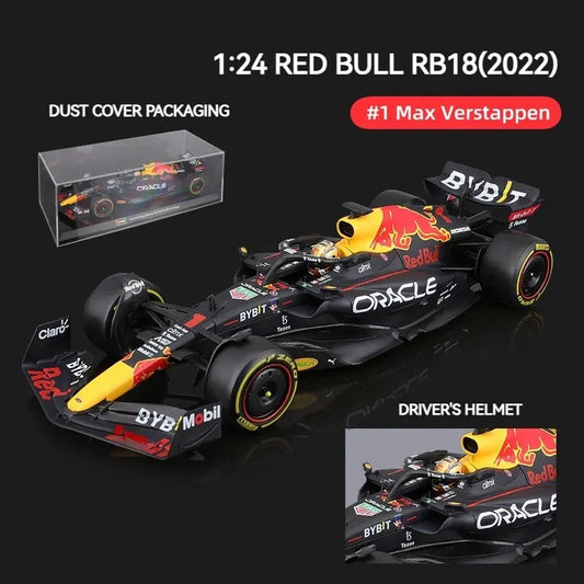 1/24 New F1 RB18#11Perez Racing Compatible with Red Bull 1:24 Static Alloy Car Collectible Gift Die Cast Model