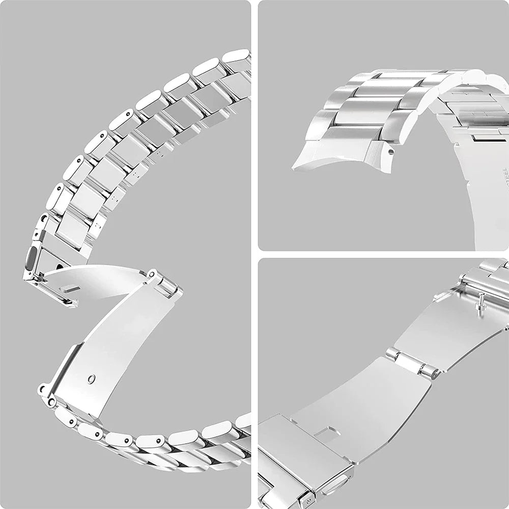 Metal Strap for Samsung Galaxy Watch 5 Pro 45mm 7 6 5 4 44mm 40mm Curved Interface Wristband for Galaxy Watch 4/6 Classic Correa