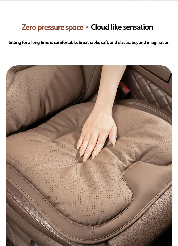 Four Seasons Universal Car Seat Cover Breathable Leather Car Seat Waist Cushion Covers Auto Interior Seats Interior Accessories