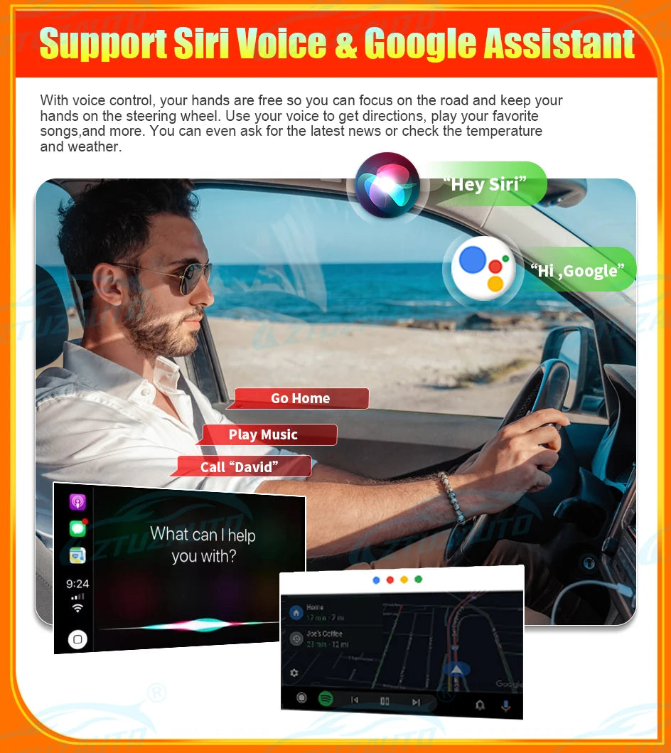 Wireless CarPlay Android Auto for Honda Accord /Odyssey Mirror Aftermarket CarPlay Upgrade Retrofit Multimedia Navigation