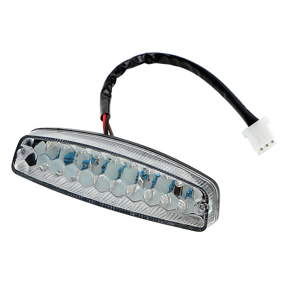 FORAUTO Motorcycle Taillight LED Brake Light For ATV Quad Kart Rear Indicator Tail Lamp Motorbike Accessories