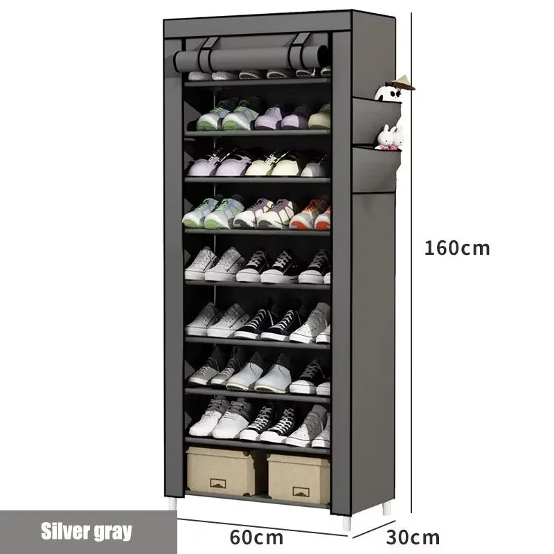 style dormitory door simple cabinet simple shoe rack multi-layer space saving and economical home dustproof shoe cabinet New