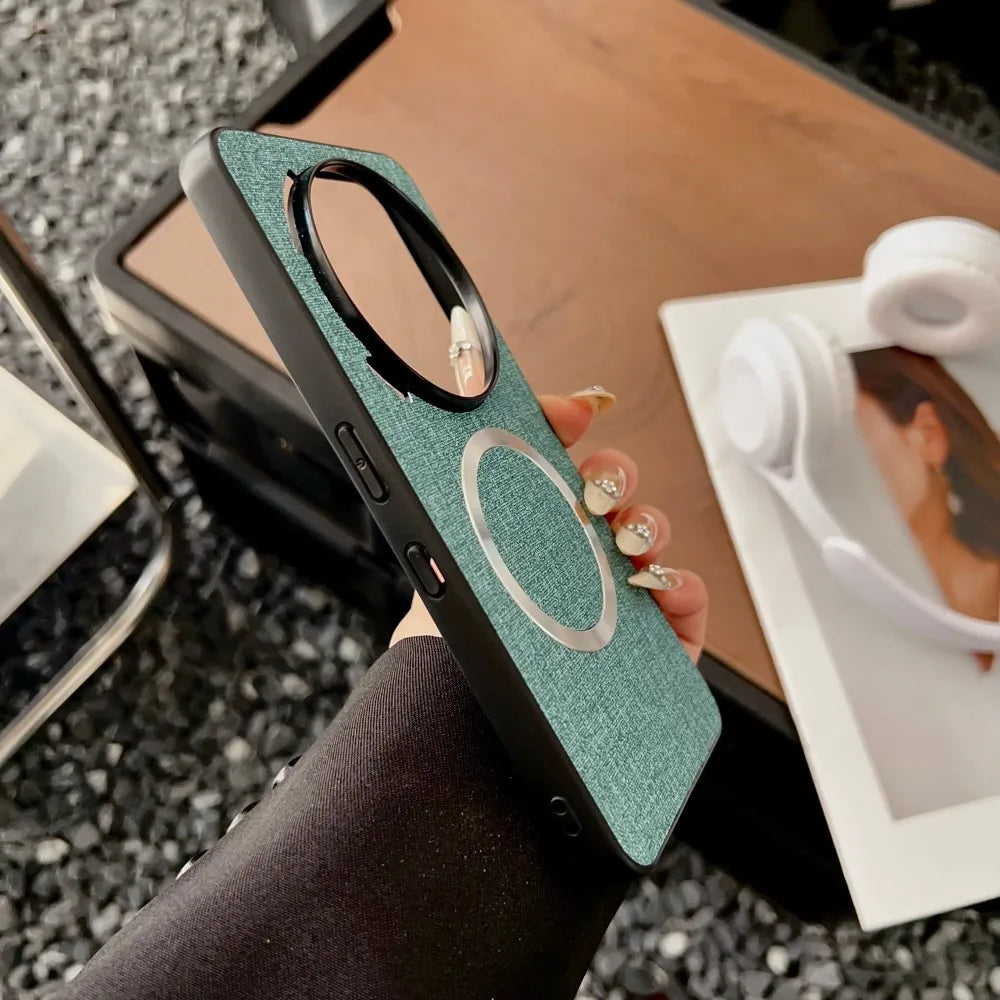For Nothing Phone 3A Pro Case Luxury PU Magnetic Wireless Charging Protective Back Cover Case For Nothing Phone 3A 2A 3 A Shell