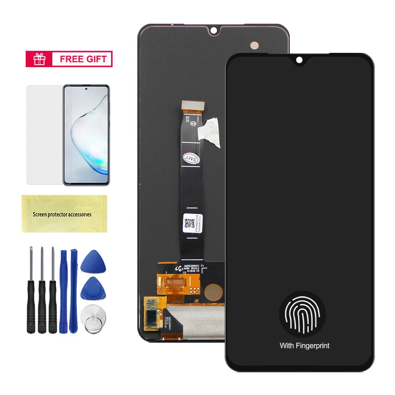 AMOLED For Xiaomi Mi 9 Mi9 LCD Display Touch Screen Digitizer Assembly With Frame For Xiaomi Mi9 M1902F1G Screen Replacement
