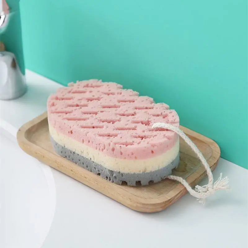 2024 Soft Sponge Body Scrubber Bath Exfoliating Scrub Sponge Shower Brush Body Skin Cleaner Dead Skin Remover Bathroom