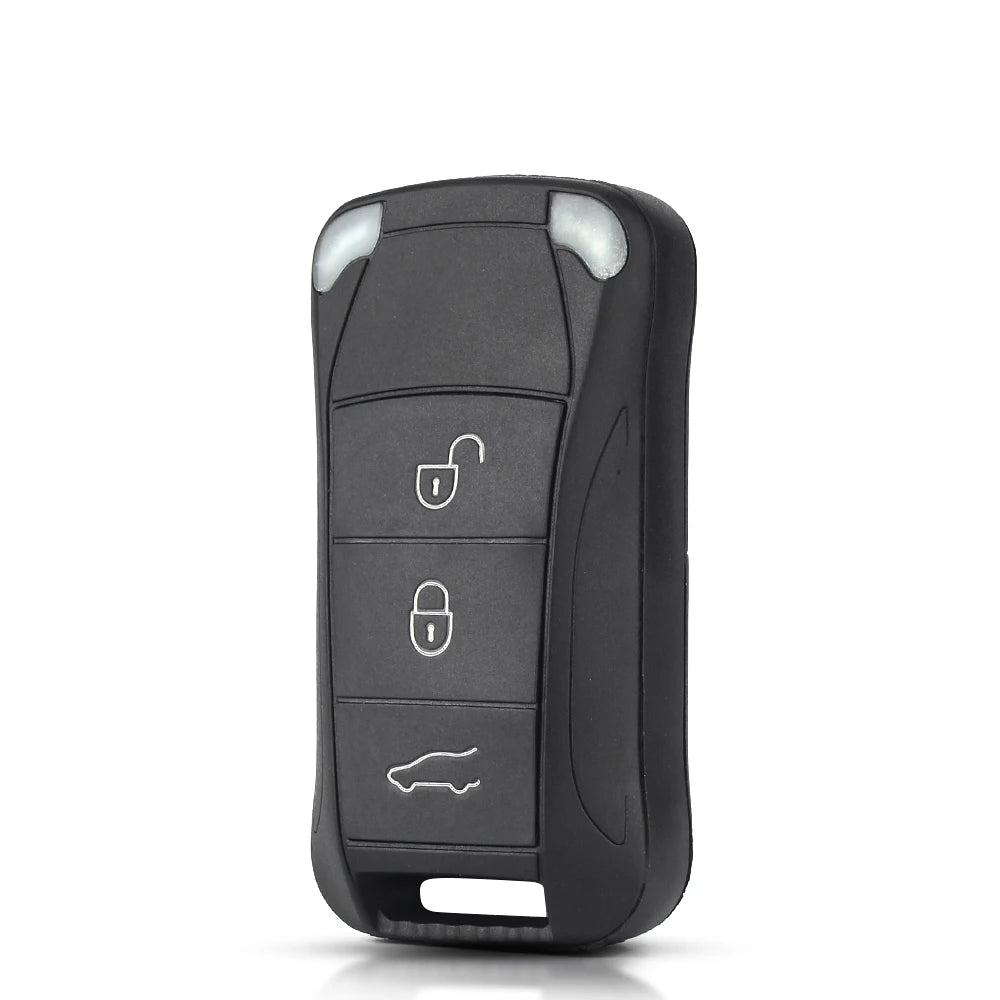 KEYYOU NEW 1PCS For Porsche Cayenne GTS 2004 2005 2006 2007 2008 2009 2010 2011 Shell Folding Car Key Case 2/3 Buttons