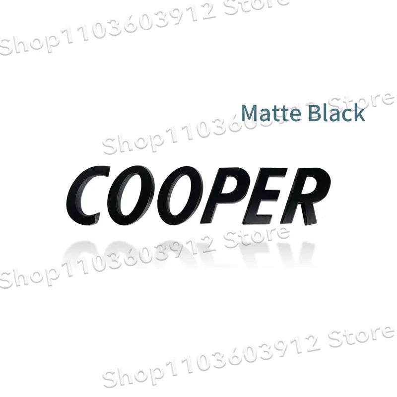 3D Metal Car Styling Cooper S/Cooper D/Cooper SD Emblem Side Fender Rear Tail Trunk Sticker For Mini JCW Clubman R55 R56 R60 F55