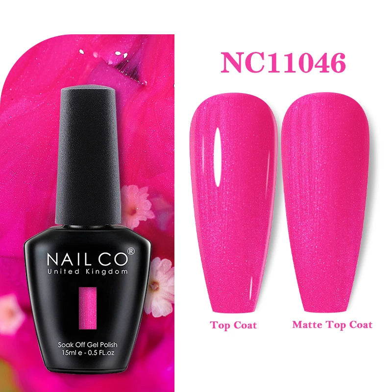 NAILCO Gel Nail Polish 15ml Nail Art Vernis Semi Permanent Soak off UV Gel Polish Gel Manicure Nail Varnish Nail Color Ongles