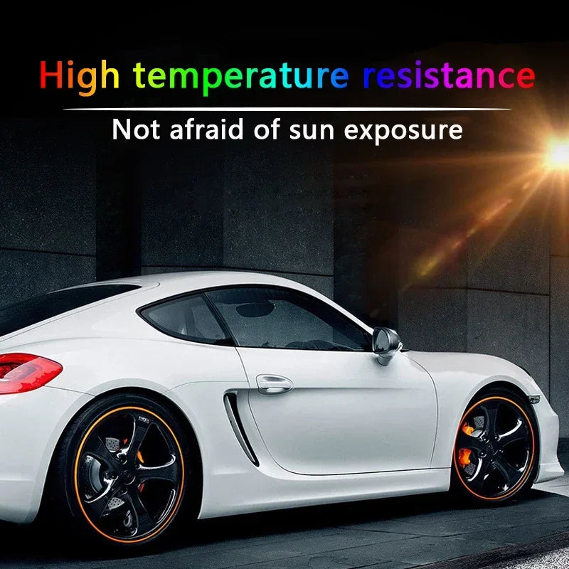 Automotive wheel hub decorative strip protective ring tire protective ring modification universal tire anti-collision strip