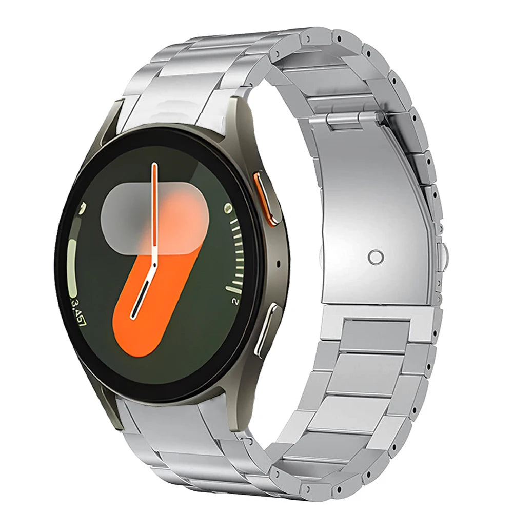 Titanium Strap for Samsung Galaxy Watch 7 40mm 44mm Original Wristband for Samsung 6 Classic 47mm 43mm/5 Pro 45mm/6 5 4 Bracelet