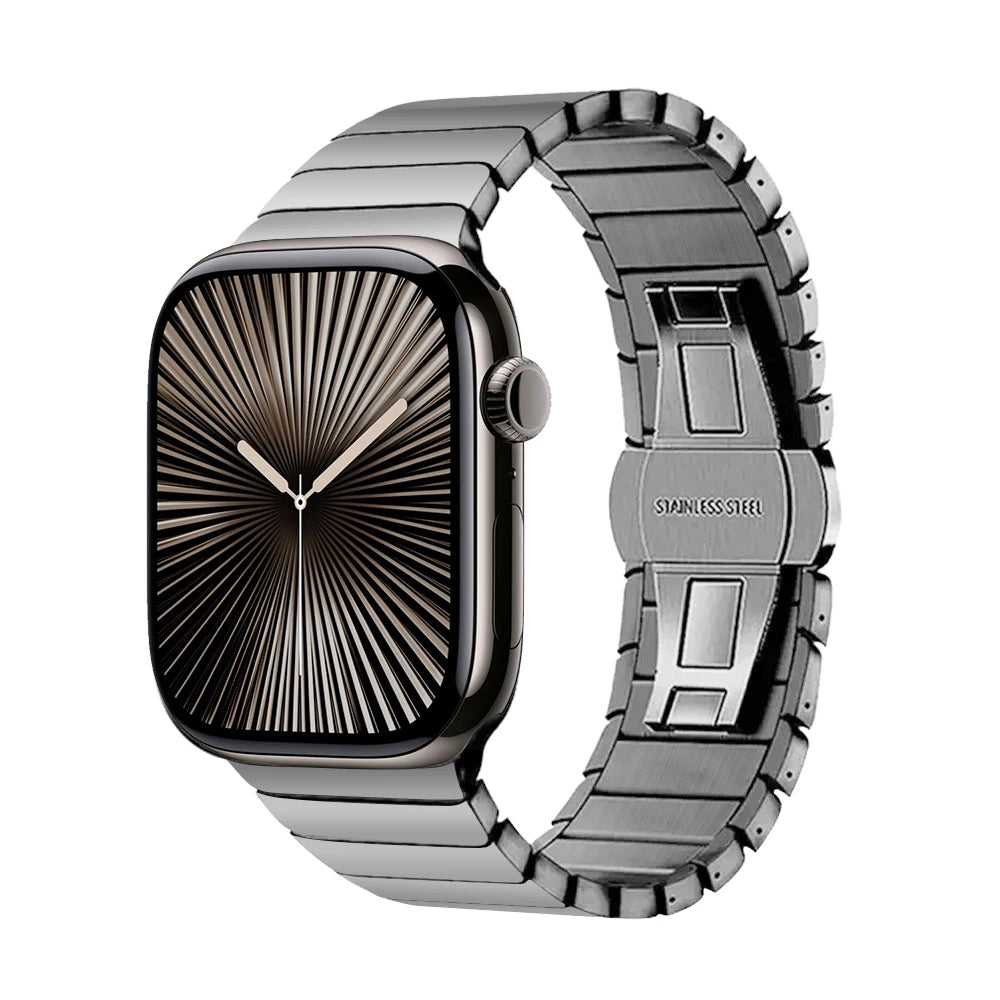 Stainless Steel Strap for Apple Watch Band Series 11 10 9 8 SE3 42mm 46mm 45mm 41mm 44mm 40mm Metal Bracelet IWatch Ultra 3 49mm