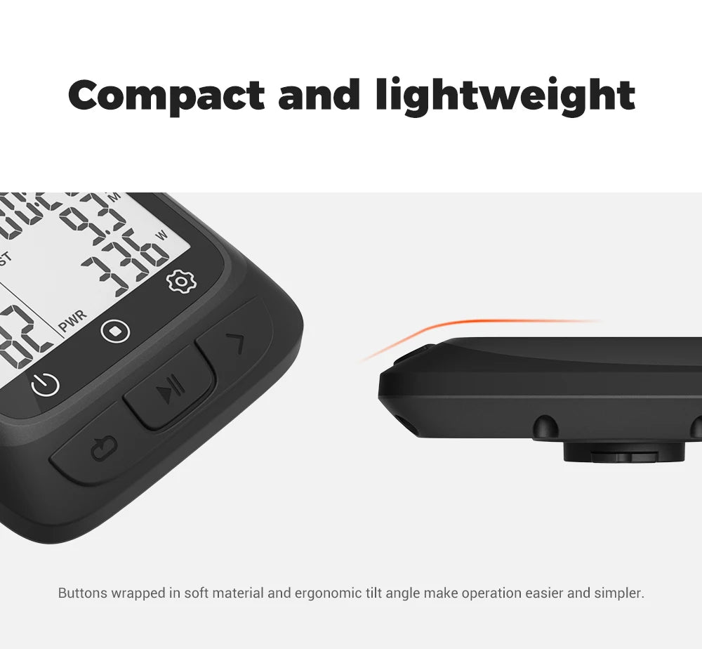 COOSPO BC26/BC107 Bike Computer GPS Wireless Bicycle Cycling Odometer Speedometer 2.4"FSTN Bluetooth5.0 ANT+ Waterproof GPS BDS