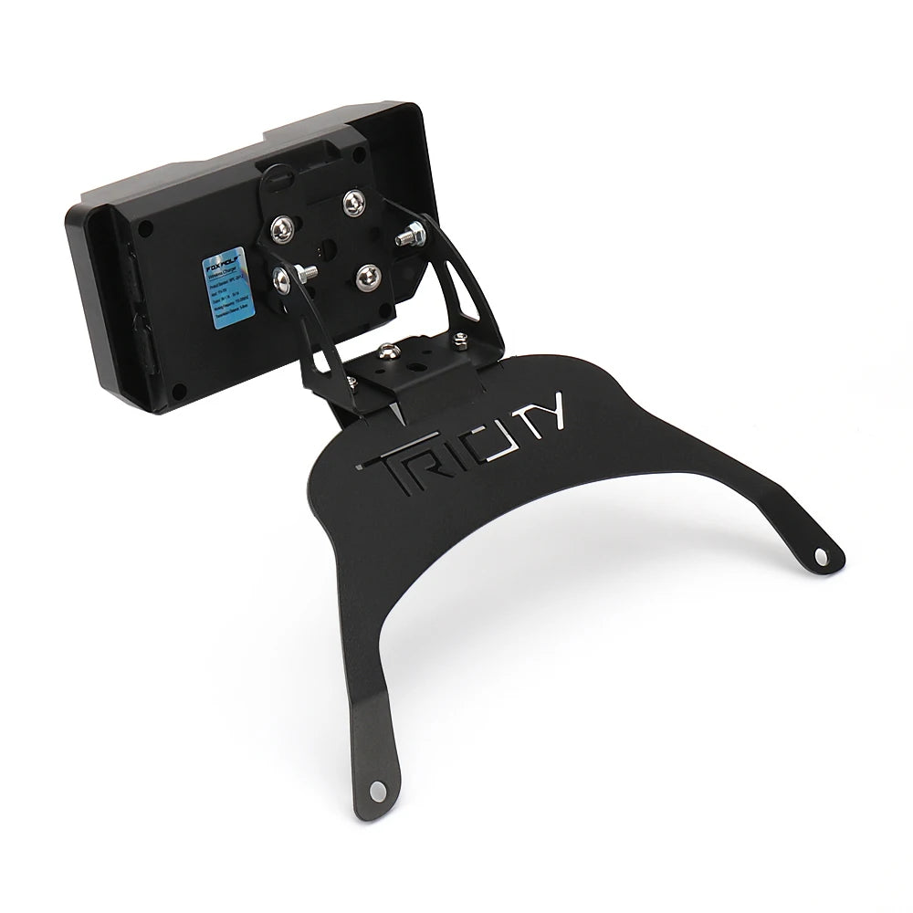 For YAMAHA TRICITY Tricity New Motorcycle Phone Holder Stand GPS Navigation Plate Bracket Accessories Black Wireless charging
