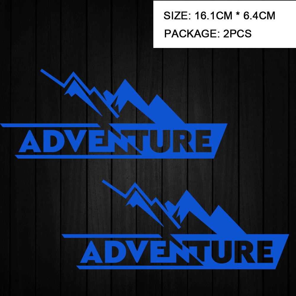 Motorcycle Top Box Reflective Adventure Stickers for Honda Africa Twin BMW GS 1200 1250