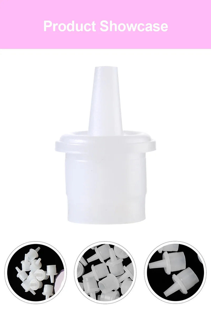 50/100/200pcs Glue Blocking Needle Anti-clogging Tool Glue Spout Replacement Spout Eyelash Extensions Accessories