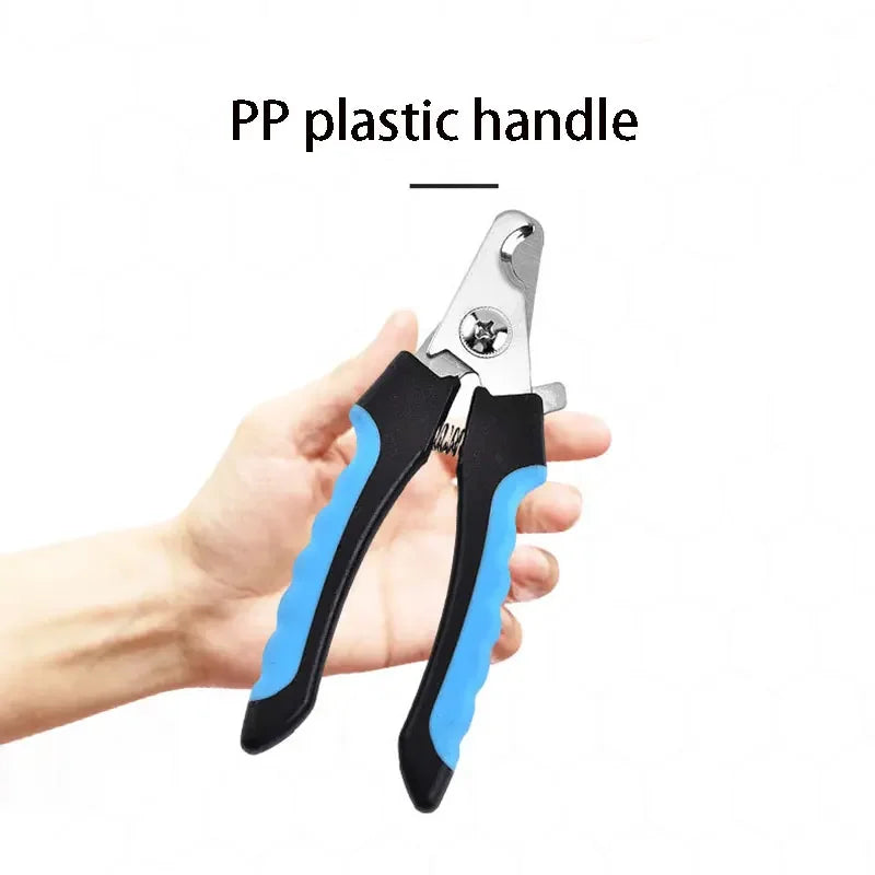 Professional Pet Nail Clippers Heavy Duty Stainless Steel Sharp Blade Safe Hook Grooming Tool  Dogs Cats Rabbits Small Animals